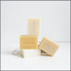 light yellow cubes of soap