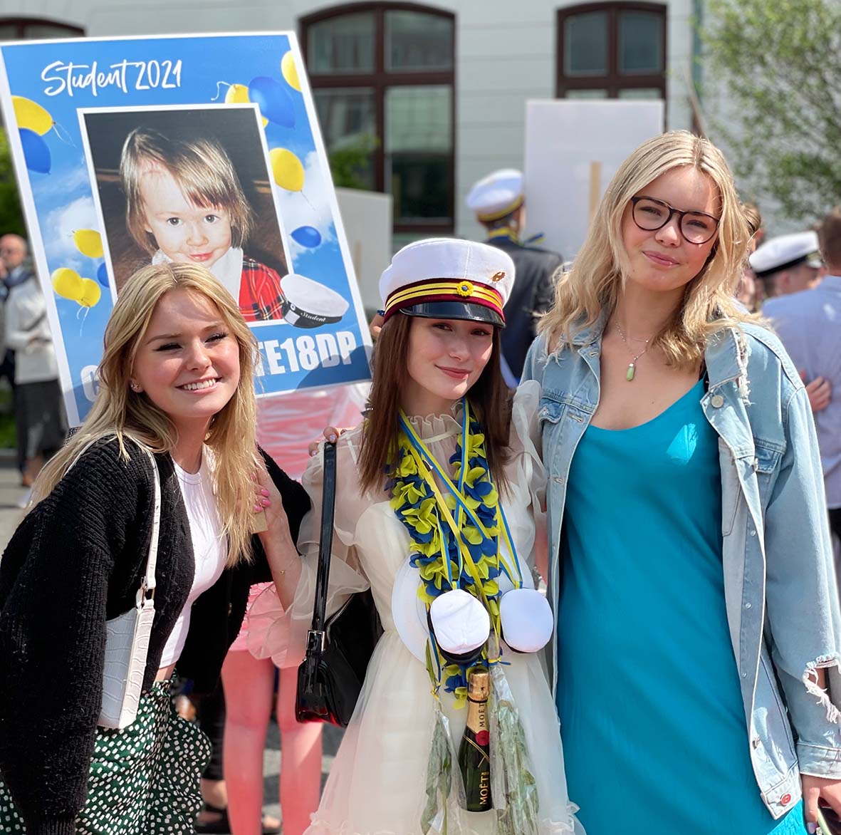 Me and my sisters from my graduation.