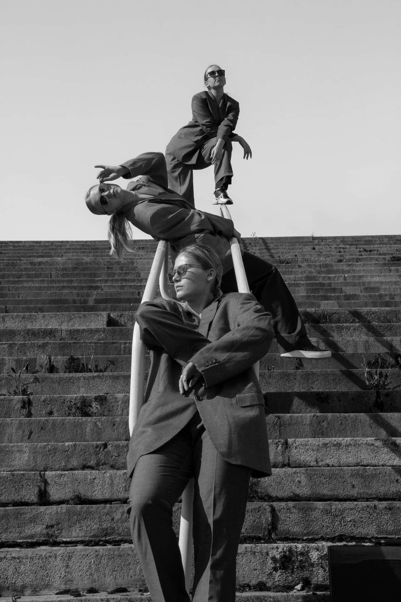 Photo on the stairs