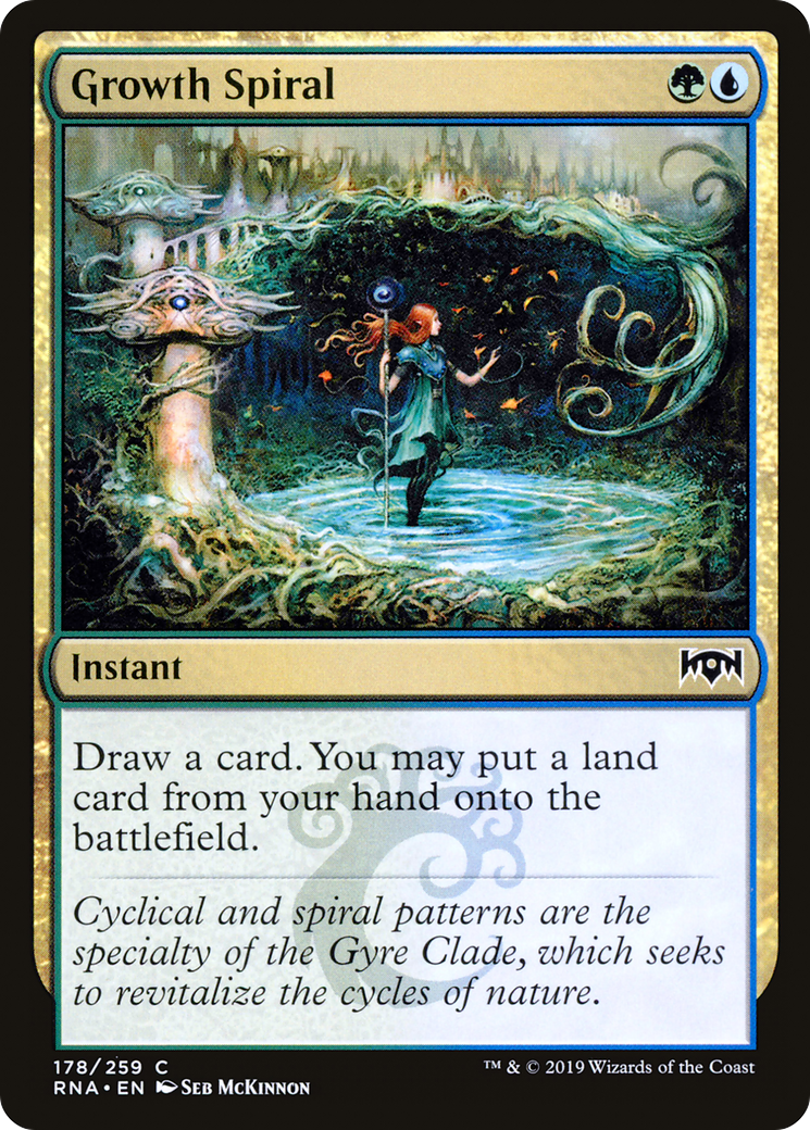 The Magic card Growth Spiral