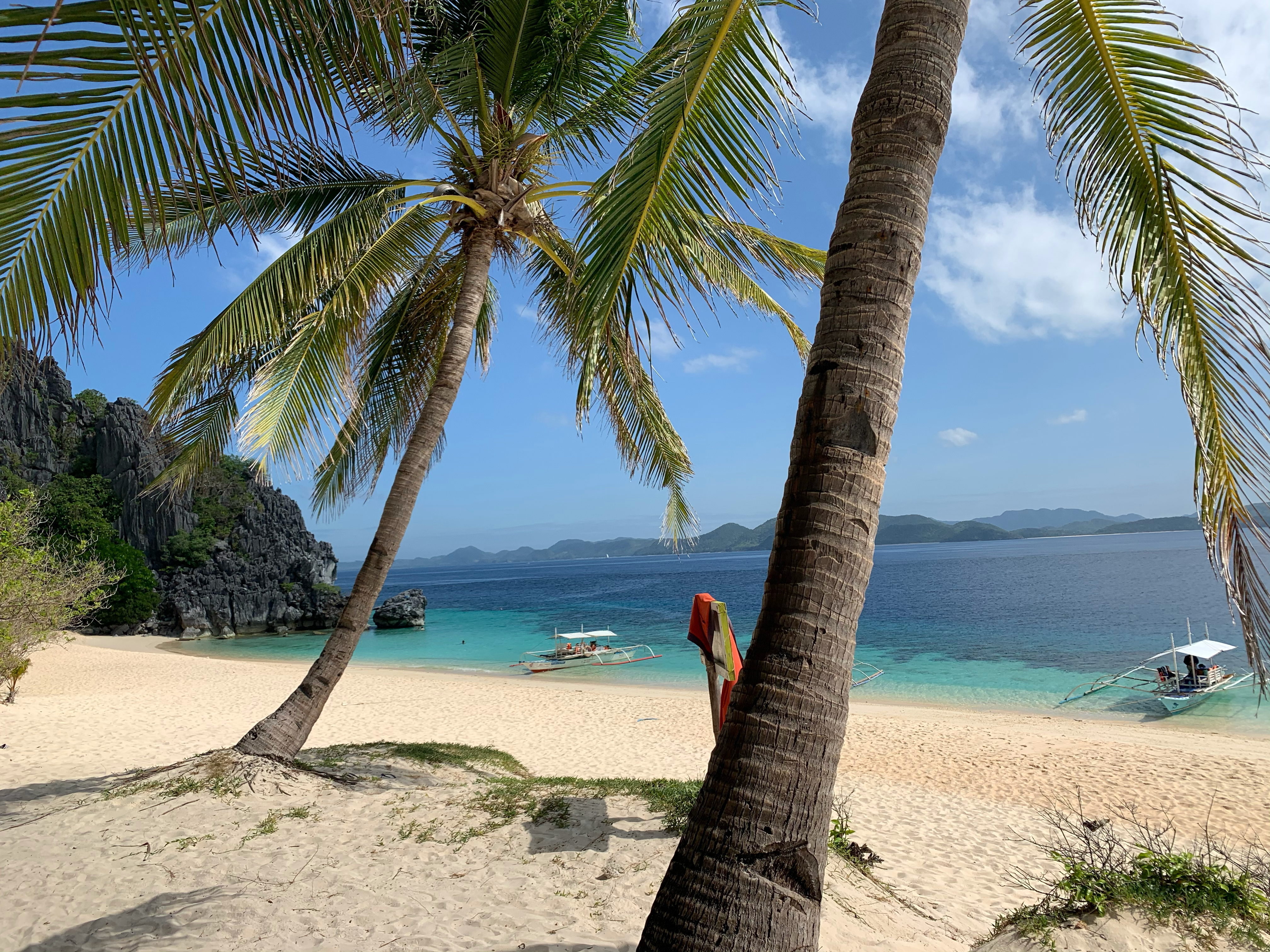 beach outside coron